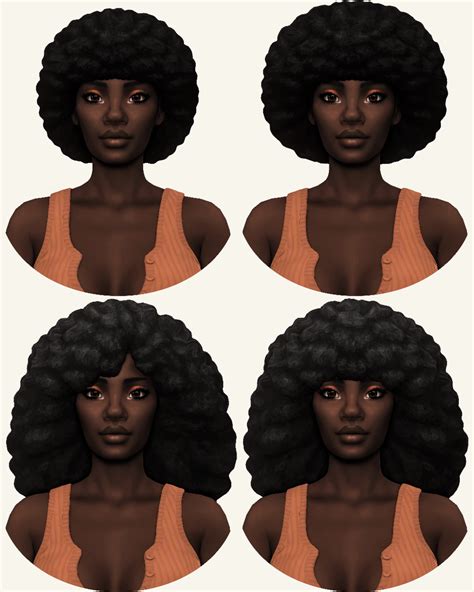 afro sims 4|afro collection sims 4.